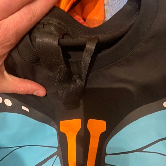 Vlone butterfly tee shirt - Picture 4 of 5